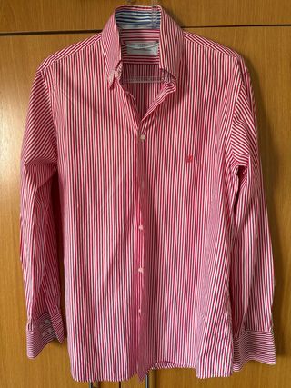 Camisa Carolina Herrera Rayas Rojas y Blancas