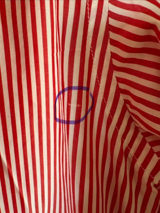 Camisa Carolina Herrera Rayas Rojas y Blancas