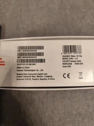 Huawei Mate 10 lite 64GB Prestige Gold