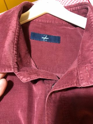 Camicia uomo Zegna vellutino color vinaccia