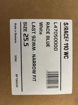 Scarponi sci Salomon WC 110 Tg 25.5