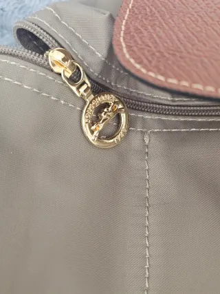 Bolso mochila Longchamp Beige y Marrón