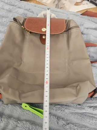 Bolso mochila Longchamp Beige y Marrón