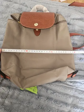 Bolso mochila Longchamp Beige y Marrón