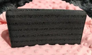 Billetera Emporio Armani Negra/Gris