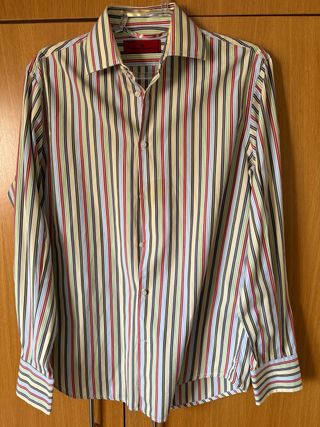 Camisa Carolina Herrera Rayas Multicolor