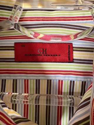 Camisa Carolina Herrera Rayas Multicolor
