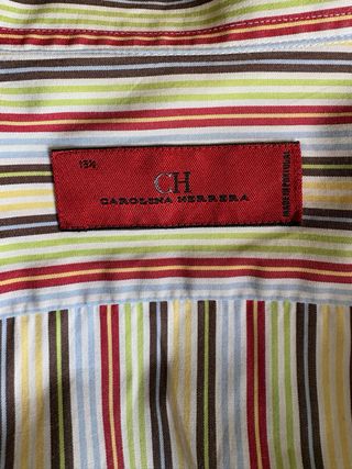 Camisa Carolina Herrera Rayas Multicolor