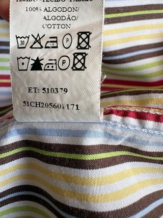 Camisa Carolina Herrera Rayas Multicolor