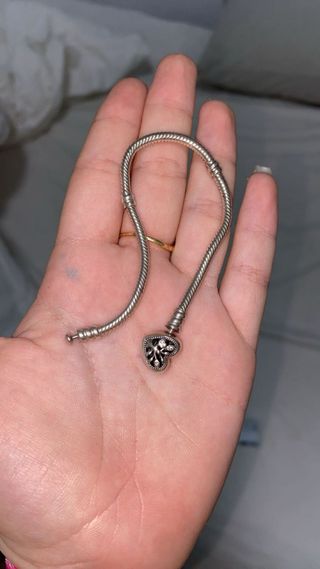 Pulsera Pandora Corazón Plata