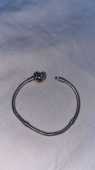 Pulsera Pandora Corazón Plata