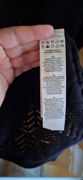 Jersey Cortefiel Negro Nuevo