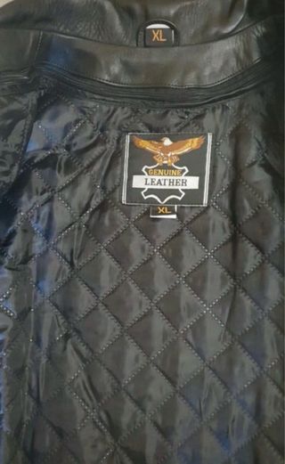 Chaqueta Cuero Moto Mujer Talla XL