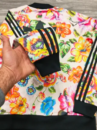 Giacca Adidas x Farm Rio mod Floralina TT tg 38