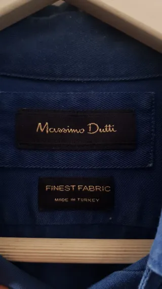 Camisa Massimo Dutti Azul