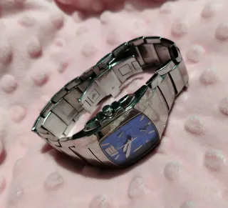 Reloj Lotus Azul y Plateado