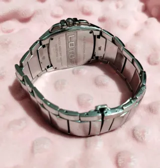 Reloj Lotus Azul y Plateado