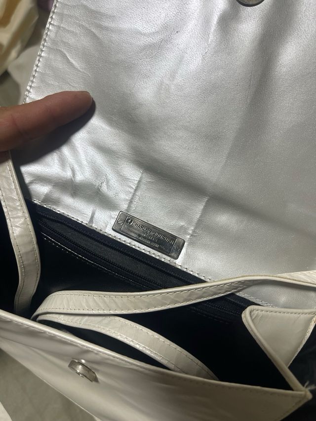 Bolso de mano blanco