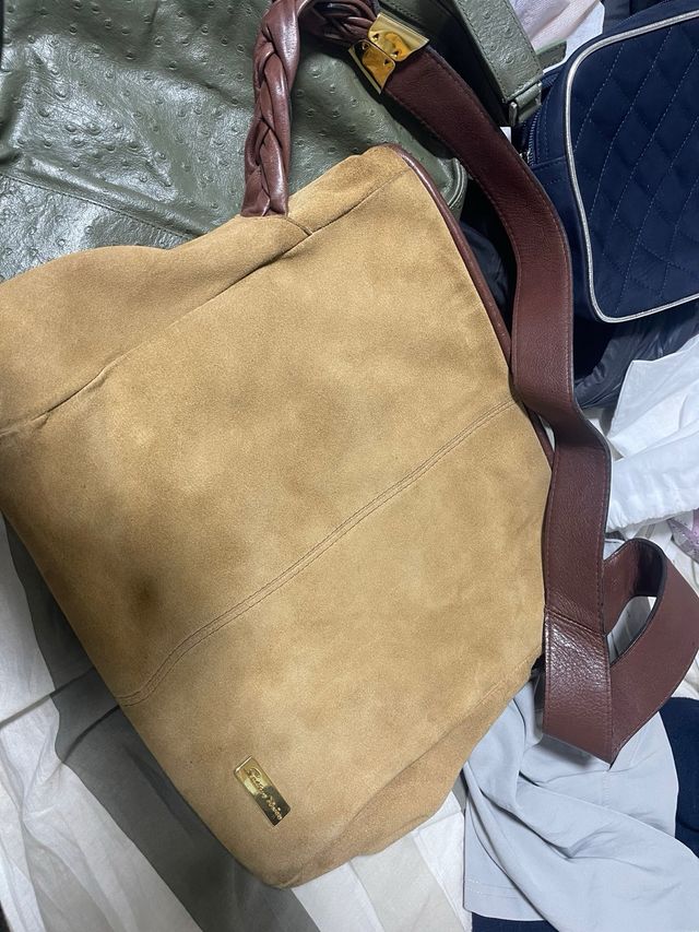 Bolso de mano blanco