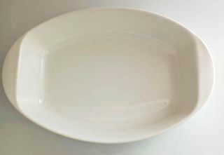 Pirofila Rettangolare in Ceramica Bianca