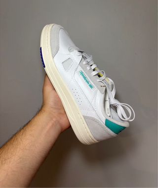 Reebok Court Blanc/Verde Agua