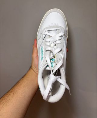 Reebok Court Blanc/Verde Agua