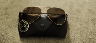 Gafas de sol Ray-Ban Aviator Marrón Dorado