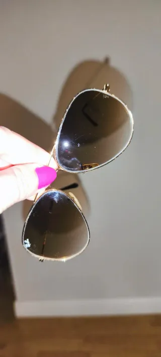 Gafas de sol Ray-Ban Aviator Marrón Dorado