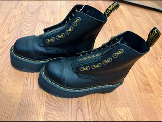 Botas Dr. Martens plataforma cremallera