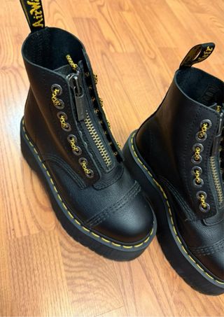 Botas Dr. Martens plataforma cremallera