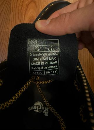 Botas Dr. Martens plataforma cremallera