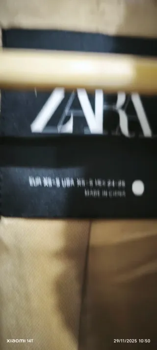 Chaqueta Zara borreguito beige