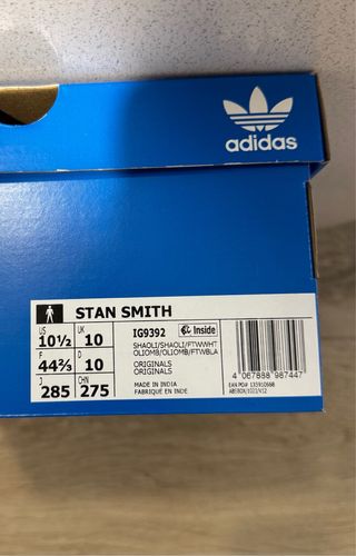 Zapatilla Adidas Stan Smith Talla fr;44 2/3 Nuevas