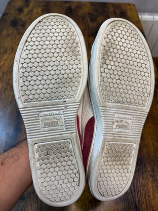 Zapatillas Puma Court Star Rojas y Blancas