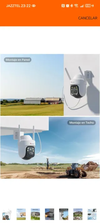 Ctronics Cámara Vigilancia Exterior 2K 4G LTE