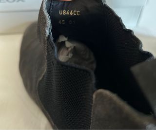 Botines de Cuero de color Gris de Geox