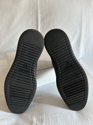 Botines de Cuero de color Gris de Geox