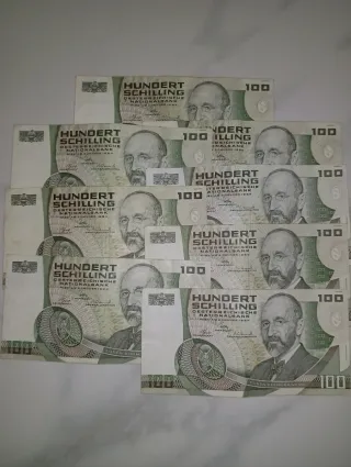 8+2 PZ - Banconota Schilling 100+20