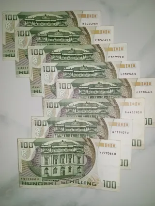 8+2 PZ - Banconota Schilling 100+20