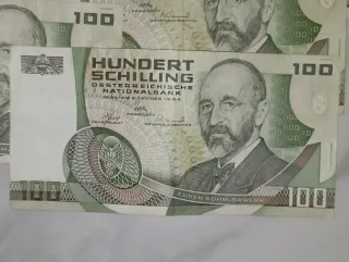 8+2 PZ - Banconota Schilling 100+20