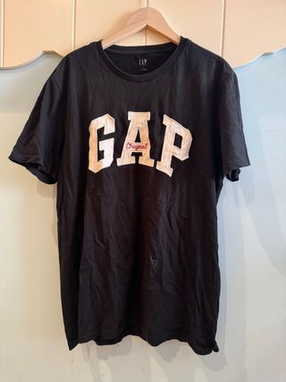 Camiseta GAP Negra Talla L Original