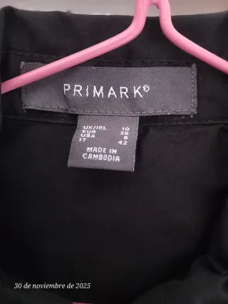 Camisas Negras Primark Talla M