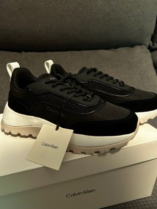 Zapatillas Calvin Klein Mujer Blancas