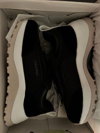 Zapatillas Calvin Klein Mujer Blancas