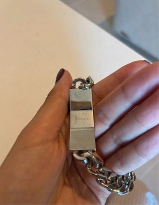 Bracciale Morellato Uomo Acciaio Nero Argento