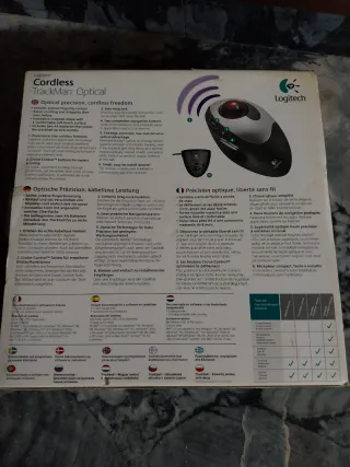 Ratón TrackMan Optical Inalámbrico Logitech