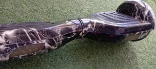 Hoverboard Negro Diseño Rayo