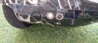 Hoverboard Negro Diseño Rayo