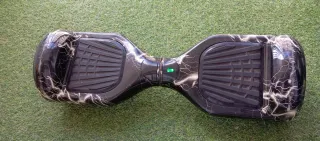 Hoverboard Negro Diseño Rayo