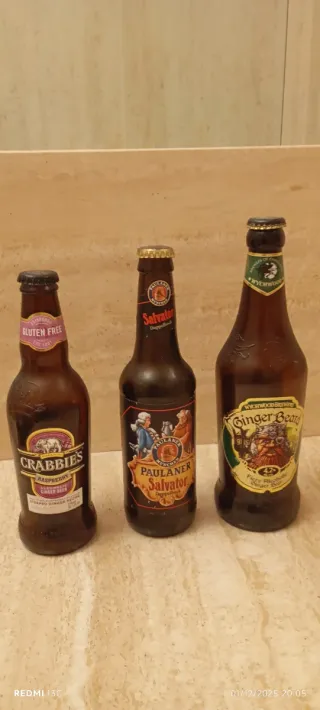 3 Botellas Cerveza Colección
